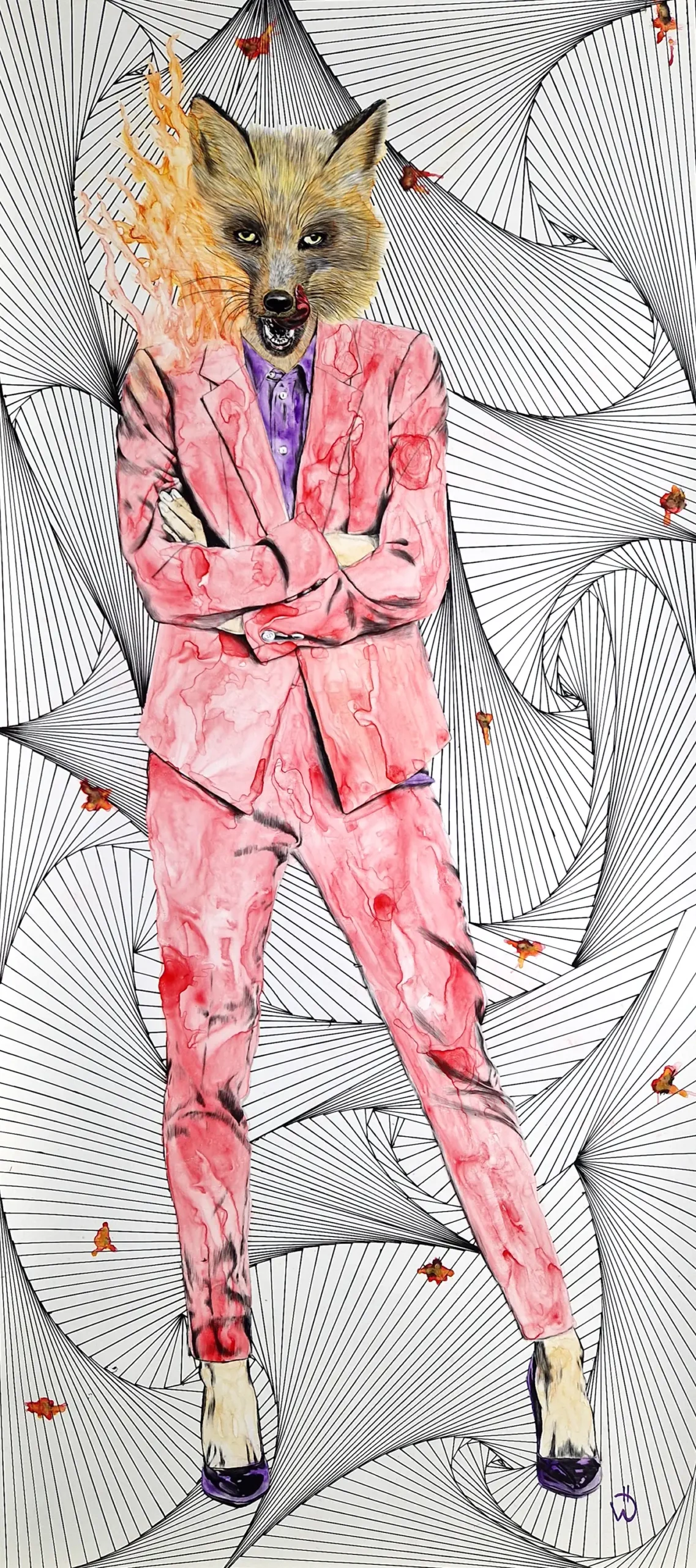 Foxx kunstverk med tittel Alter ego, av Hilde Witzøe og Lene Sundsbø